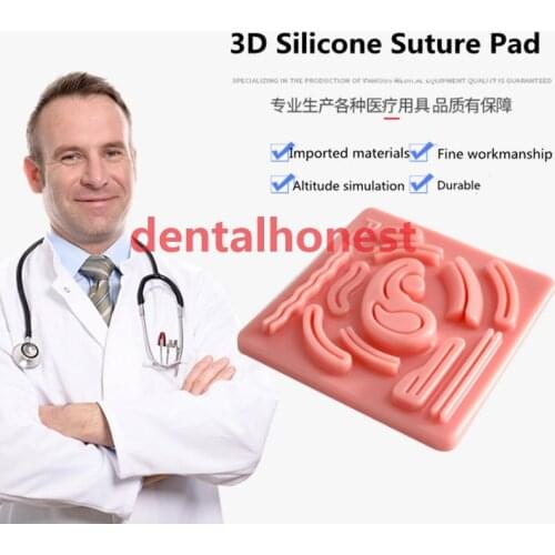 Laparoscopic simulator 3D Silicone Suture Pad Practice Suture Module Teaching Model