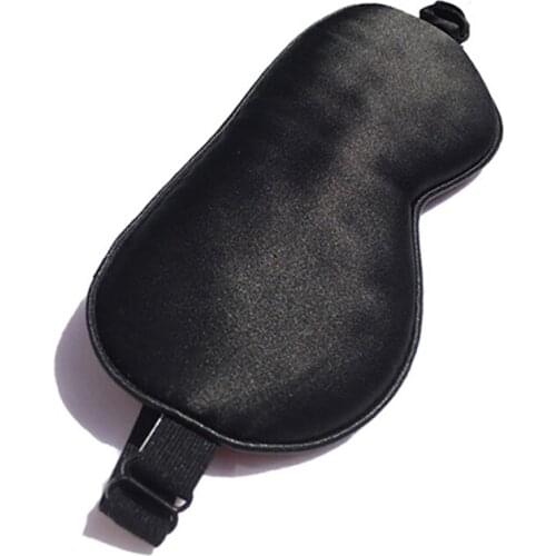 Natural Silk Sleeping Mask Portable Travel Office Sleep Blindfold Soft Smooth Rest Aid Eyeshade Cover Shade EyePatch Eye Bandage