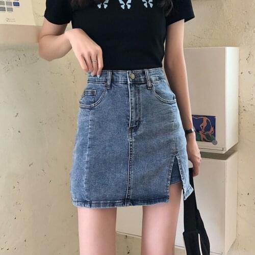 MIEMBRO Denim Skirts For Women