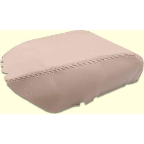Microfiber Leather Center Console Armrest Lid Cover Beige fit for Toyota Tundra 2007 2008 2009 2010 2011 2012 2013