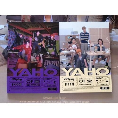 Hand Signed N.Flying autographed mini6th album YAHO CD+photobook+signed photo K-POP 102019