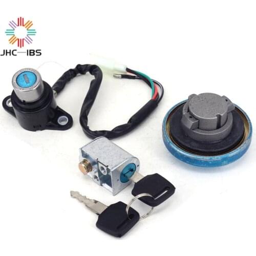 Motorcycle Lockset Ignition Key Switch Steering Fuel Gas Cap Seat Lock Keys For HONDA REBEL 250 CMX 250 450 MAGNA 250