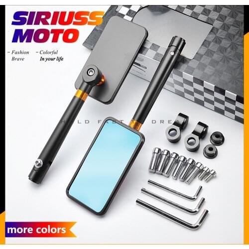 CNC Motorcycle Mirrors Moto Side Rearview Mirrors Case for Yamaha R1 R3 R6 R125 FZ6 FZ1 FAZER XV 950 MT07 MT09 MT03 TMAX