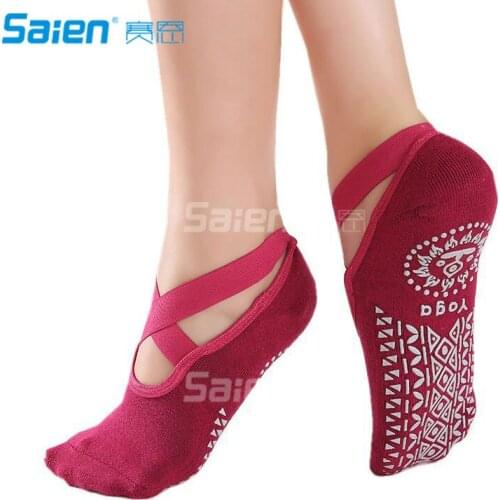Yoga Socks Non Slip Skid Socks with Grips Pilates Ballet Barre Socks for Women