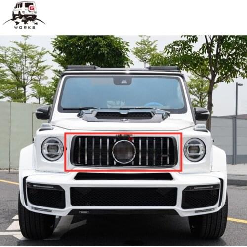 New G63 B900 grille for G-class W463A 2018-2020 grille frame for G63 2020 to B-style DRY carbon fiber or plastic material