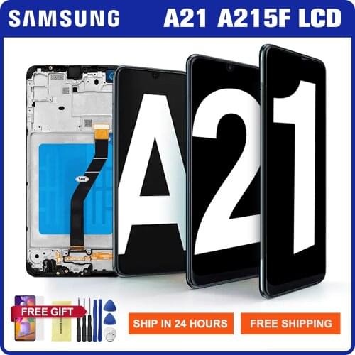 Original Lcd For Samsung Galaxy A21 LCD Display Touch Screen Digitizer Assembly Parts For Samsung A21 A215 SM-A215U Screen