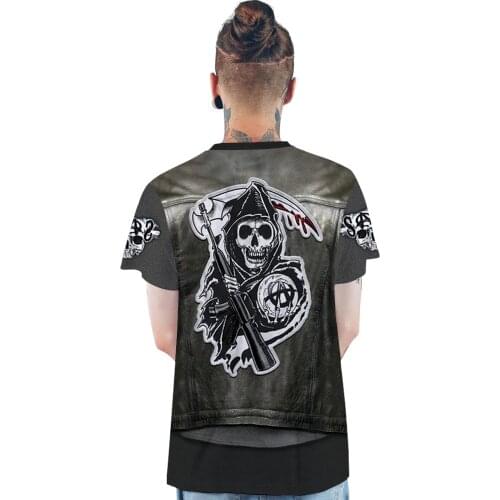 Sons Of Anarchy 3d Print shirt Gothic Clothes Streetwear Men Women Clothing Sons of Anarchy Sons Of Anarchy Cosplay Costume
