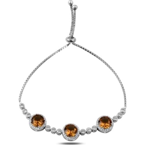 Silver 925 Sterling Zultanite & Zircon Crystal Elevator Bracelet