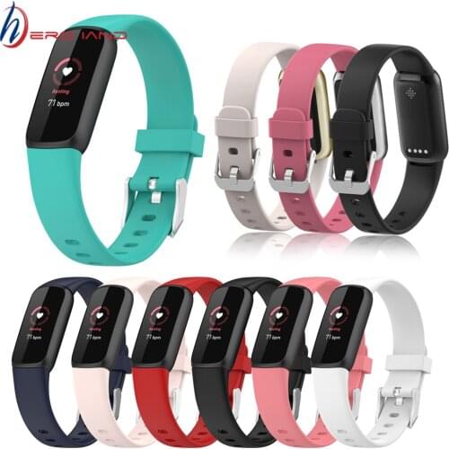 Silicone Replacement Watch Strap For Fitbit Luxe Smart Watch Band Wrist Stap Bracelets For Fitbit Luxe Series Watch Accessories