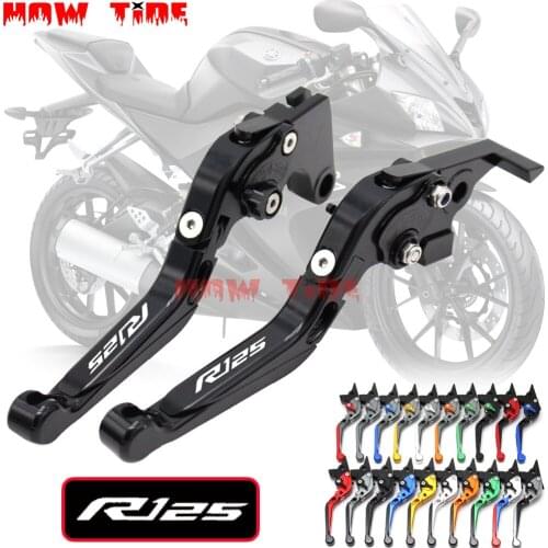 CNC Motorcycle Foldable Extending Brake Clutch Lever And Moto 170mm Lever For YAMAHA YZFR125 YZF R125 2008-2011 2009 2010