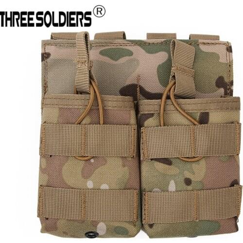Tactical Molle Magazine Pouches Double package outdoor Hunting Shooting Vest Belt Multi-function to receive bag for 7.62