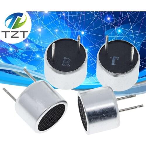 TZT 1 Pair TCT40-16R/T 40KHZ Ultrasonic Transducer Sensor 16mm Ultrasonic Probe
