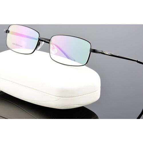 Titanium Alloy Ultralight Reading Glasses Women Men Rectangle Full-rim Classic High Quality Anti Blu Ray Anti Fatigue +1 to +4