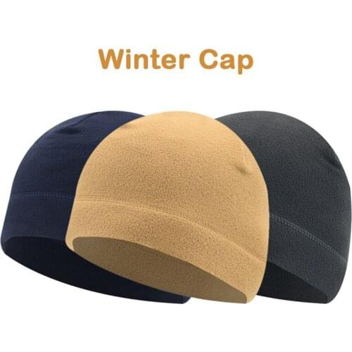 Winter Windproof Warm MTB Road Bike Bicycle Caps Men Hiking Skiing Cycling Riding Fleece Thermal Hat Helmet Inner Caps