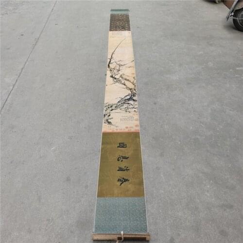 Zou Fulei spring news picture of Chinese ancient rice paper scroll painting