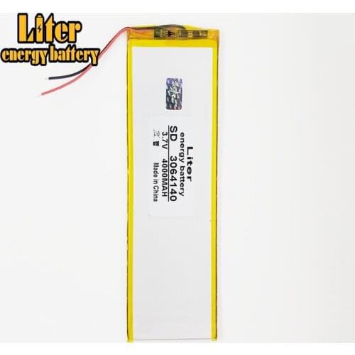 3.7V lithium Tablet polymer 3064140 3065140 4000MAH mobile power PC DIY