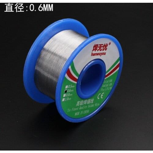 50 g one roll solder wire diameter 0.6/0.8/1.0mm electronic kit welding solder wire DIY