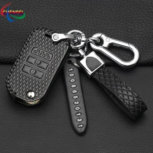 For Honda Accord CR-V Vezel UR-V Jade XR-V Crider Civic Car Key Case Cover Protection key Car Interior Decoration Accessories