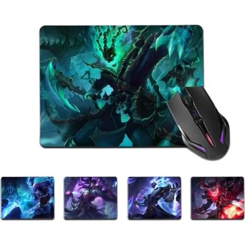 FHNBLJ Top Quality League of Legends Thresh Gamer Speed Mice Retail Small Rubber Mousepad Top Selling Wholesale Gaming Pad mouse