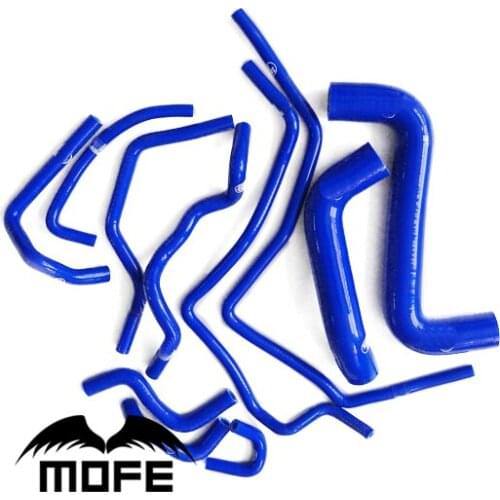 Customized / Original Logo 3 Plys 11PCS Silicone Coolant Radiator Hose Kit For Subar Impreza GDB 2.0 2002 - 2007 8 Colors