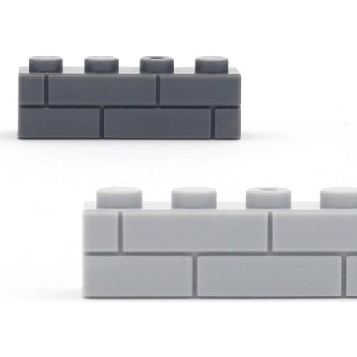 Blocks Building 200pcs Thick DIY wall Figures Bricks 1x4 Dots Educational Creative Size Compatible With Brands Toys for Children