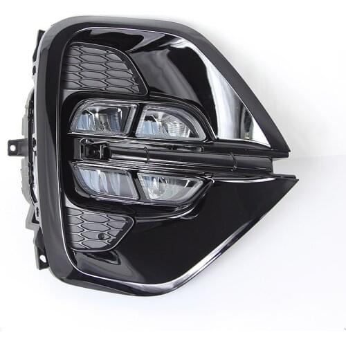 Korea version LED DRL Fog lamps Foglight Daytime Running Light drl Front Grille lamp for kia sportage 2019 with led fog lamp