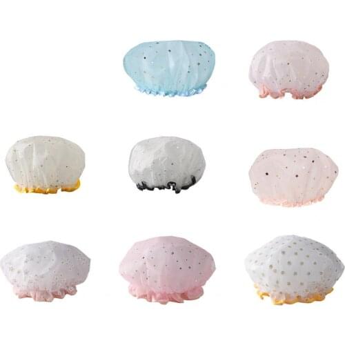Shower Cap Lovely Delicate Soft Long Hair Bathing Cap for Girl