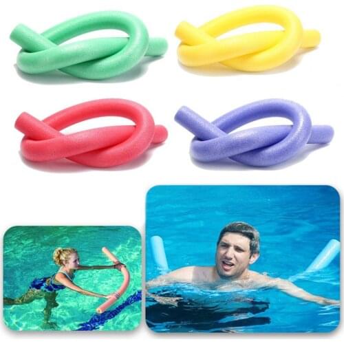 Swimming Stick Solid Color Flexible EPE Strong Buoyancy Swimming Aid Foam Noodle for Pool