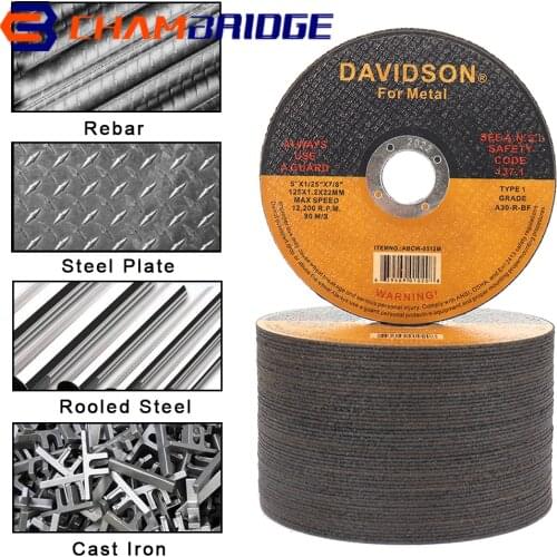 1-50Pcs 125mm Metal Cutting Discs 5" 1/25" Bore Cut Off Wheel Flap Sanding Grinding Discs for Angle Grinder Rotary Tool