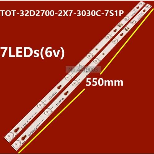 LED strip For L32F1620B TCL 4C-LB3207-HQ1 32HR330M07A V2 OEM32LB34_LED3030 32S3750 32D2700 L32F3301B L32F3303B L32E181 L32F1680