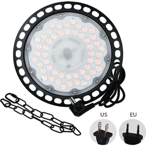 150W 200W LED High Bay Light Waterproof Ultra Thin Commercial Warehouse Bay Light for Garage Gym Shop Workshop Decor