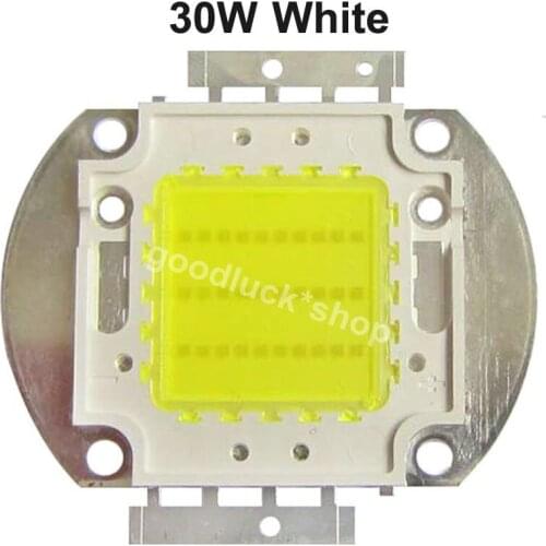 High Bright 30W 45mil Chip 32~34V 900Ma Warm White / White 300LM SMD LED light Lamp parts