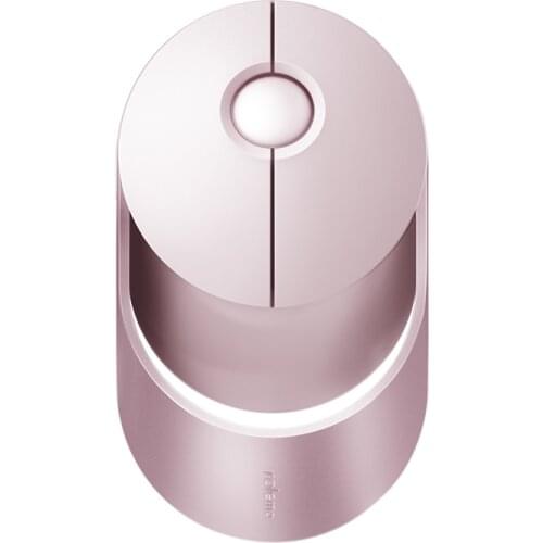 High-end! Rapoo Ralemo Air 1 Rechareable Wireless Mouse Freely-Switch Between Bluetooth 5.0/3.0 & RF 2.4G up to 3 Devices - Pink