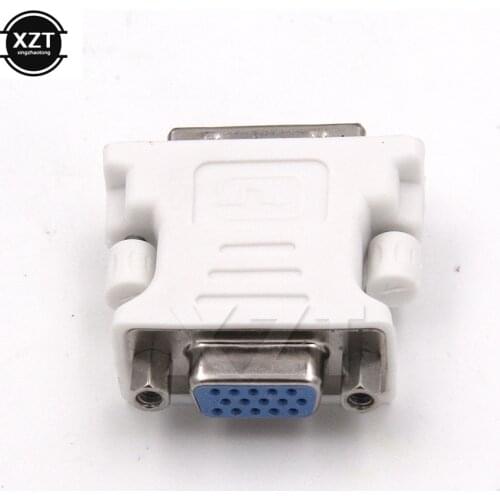 High speed DVI-I 24+5 Pin VGA Male to DVI Female Video Converter Adapter for PC laptop high quality New arrival