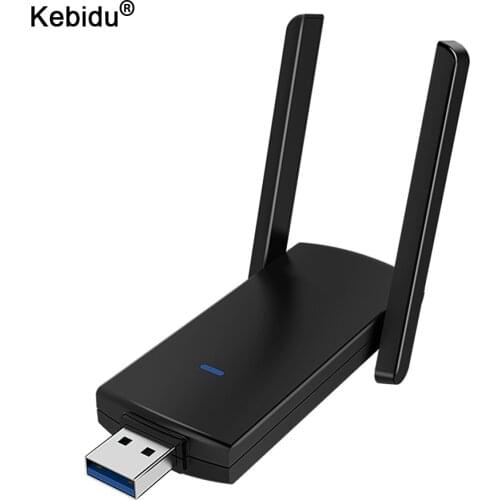 Wifi USB 3.0 Adapter 1300Mbps RTL8812BU Dual Band for PC Ethernet WiFi Dongle External Antenna Wi Fi Receiver Network Card