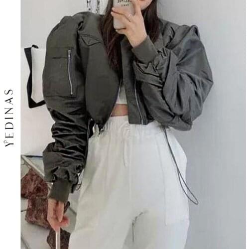 Женские демисезонные куртки Yedinas China At AliExpress