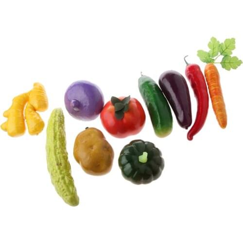 4pcs/String Artificial Vegetables/Fruit Model Toy Home Garden Kitchen Decoration