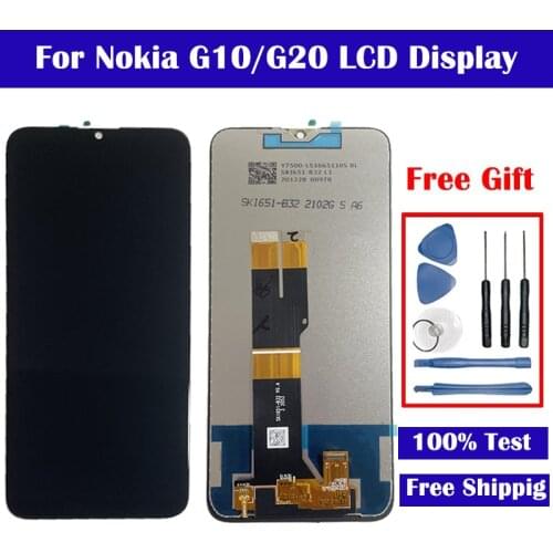 6.52" Original test For Nokia G10 G20 LCD Display Touch Screen Digitizer Assembly TA-1334 TA-1351 TA-1346 LCD