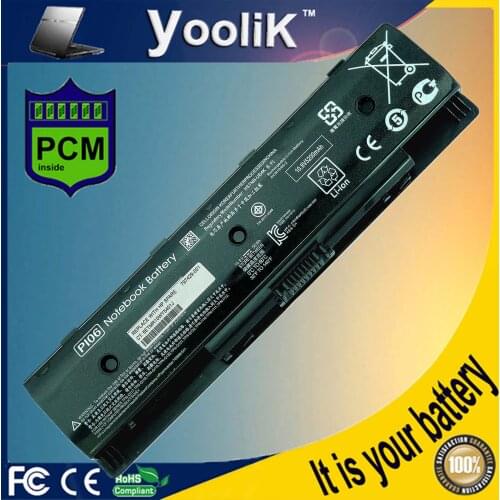 Laptop Battery for Envy 17 17t 17z Pavilion 14 15 series P106 PI06 PI06XL PI09 Hstnn-yb4o HSTNN-YB4N HSTNN-LB4O