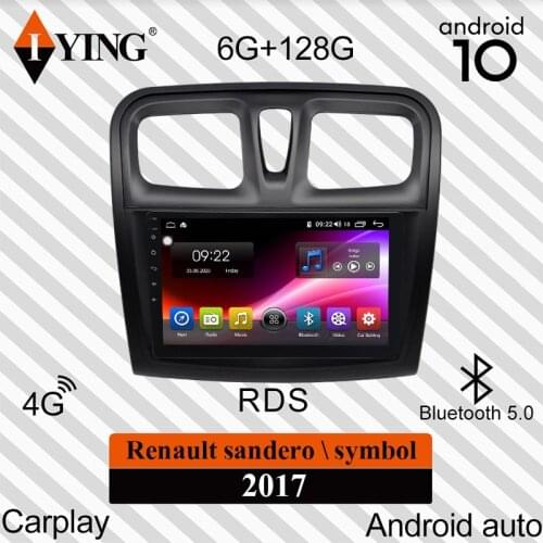 IYING Apple Carplay For Renault Sandero Symbol 2013-2016 Car Radio Multimedia Video Player Navigation GPS Android 10 No 2din dvd