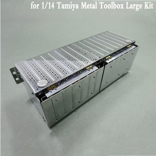 Large Metal Toolbox for 1/14 Tamiya RC Truck Car SCANIA R730 R470 R620 VOLVO FH12 FH16 ACTROS 3363 1851 AROCS 3348 MAN TGX Diy