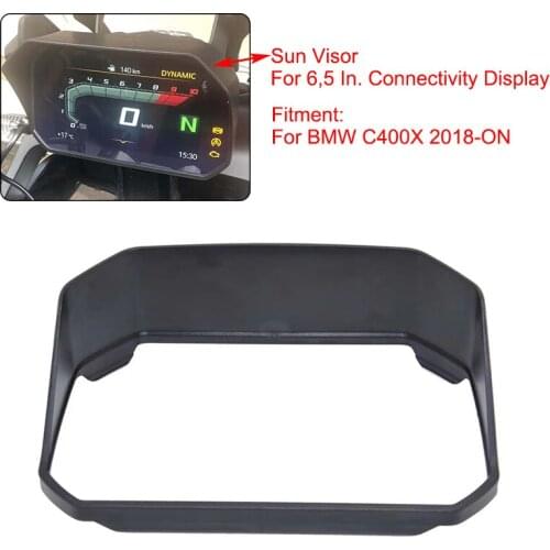 For BMW C400X Sun Visor Speedometer Tachometer Display Cover Shield ABS Plastic Instrument Hat For BMW 2018 2019 C400X C 400 X