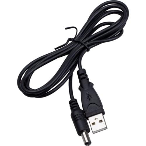 USB to 5.5mm / 2.1mm 5V DC Barrel Jack Power Cable