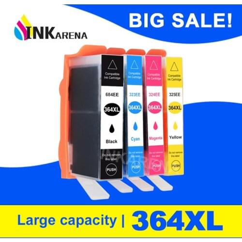INKARENA Compatible ink Cartridge for HP364 For HP 364 XL 3070A 3520 3522 4620 4622 5511 5512 5514 5515 5520 5522 5524 6515 7510