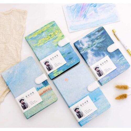 Creative Impression Notebook Cute Magnetic buckle Note Book Diary Planner Journal Notepad Stationery office School Supplies