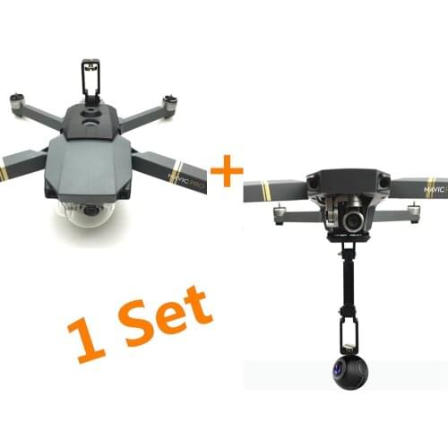 Mavic Pro Bracket for Gopro Hero 6 5 4 3 Action Insta360 Camera 360 Degree Mount Bracket Holder Support for DJI Mavic Pro