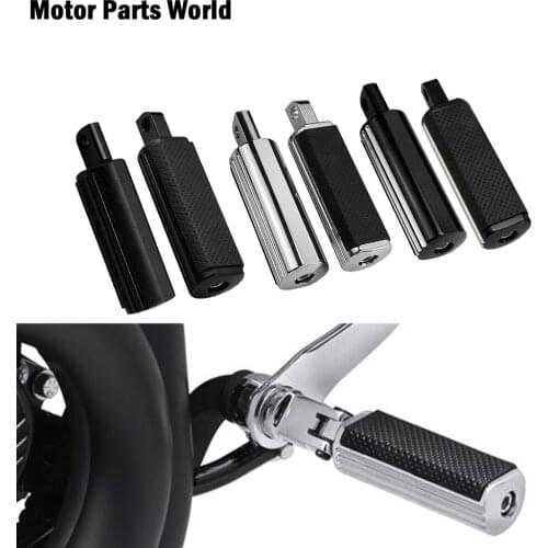 Motorcycle Defiance Foot Peg Male Footrests Pedal For Harley Dyna Fat Bob FXDF Street Bob Touring FLHT Softail Sportster XL1200