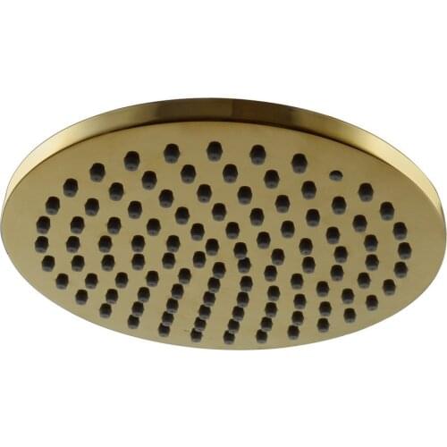 NEW Bathroom Titanium Gold 8-Inch Rainfall Shower Head BRASS Overhead Showerhead Replacement Part