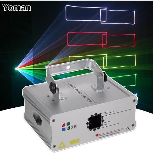 RGB 500MW 3D Animation Laser Projector DMX512 Music Control DMX Laser Scanner DJ Disco Party Bar Party Stage Effect Lighting