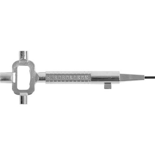 Sliver Locksmith Tool Multi Purpose Cylinder Gauge Cam Turner Spindle Turner Locksmith Tool Car Inspection Accessories Tool